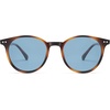 image:imageSOJOS Small Round Classic Polarized Sunglasses for Women Men Vintage Style UV400 Lens MAY SJ2113BrownLight Blue