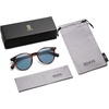 image:imageSOJOS Small Round Classic Polarized Sunglasses for Women Men Vintage Style UV400 Lens MAY SJ2113BrownLight Blue