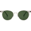 image:imageSOJOS Small Round Classic Polarized Sunglasses for Women Men Vintage Style UV400 Lens MAY SJ2113ClearGreen