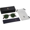 image:imageSOJOS Small Round Classic Polarized Sunglasses for Women Men Vintage Style UV400 Lens MAY SJ2113ClearGreen