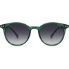 image:imageSOJOS Small Round Classic Polarized Sunglasses for Women Men Vintage Style UV400 Lens MAY SJ2113GreenGradient Grey