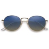 image:imageSOJOS Small Round Polarized Sunglasses for Women Men Classic Vintage Retro Shades UV400 SJ1014GoldBluebrown