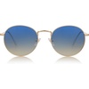 image:imageSOJOS Small Round Polarized Sunglasses for Women Men Classic Vintage Retro Shades UV400 SJ1014GoldBluebrown