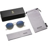 image:imageSOJOS Small Round Polarized Sunglasses for Women Men Classic Vintage Retro Shades UV400 SJ1014GoldBluebrown