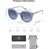 image:imageSOJOS Small Round Polarized Sunglasses for Women Men Vintage Style UV400 Lens SJ2259Blue