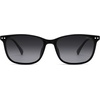 image:imageSOJOS Small Square Polarized Sunglasses for Women Men Classic Vintage Style UV400 Lens SJ2636BlackGradient Grey