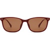 image:imageSOJOS Small Square Polarized Sunglasses for Women Men Classic Vintage Style UV400 Lens SJ2636RedOrangebrown