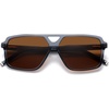 image:imageSOJOS Square Aviator Sunglasses for Men and Women Polarized Acetate Frame Retro Shades with UV Protection ReignGreyRed
