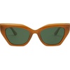 image:imageSOJOS Square Cat Eye Polarized Sunglasses for Women Retro Classic Vintage Trendy Cateye Shades Sunnies Gafas de sole SJ2235Bronze