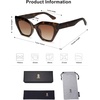 image:imageSOJOS Square Cat Eye Polarized Sunglasses for Women Retro Classic Vintage Trendy Cateye Shades Sunnies Gafas de sole SJ2235Tortoise