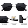 image:imageSOJOS Square Polarized Sunglasses for Men Women Classic Vintage Retro Style SJ1143BlackGrey