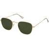 image:imageSOJOS Square Polarized Sunglasses for Men Women Classic Vintage Retro Style SJ1143GoldGreen