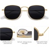 image:imageSOJOS Square Polarized Sunglasses for Men Women Classic Vintage Retro Style SJ1143GoldGrey
