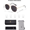 image:imageSOJOS Square Polarized Sunglasses for Women Men Small Hexagonal Polygon Shades SJ1072Multicolor