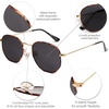 image:imageSOJOS Square Polarized Sunglasses for Women Men Small Hexagonal Polygon Shades SJ1072Multicolor