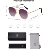 image:imageSOJOS Square Polarized Sunglasses for Women Men Small Hexagonal Polygon Shades SJ1072Purple
