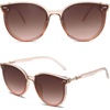 image:imageSOJOS Sunglasses Womens Trendy 2025 Classic Round Retro Vintage Shades Large Frame Sunnies SJ2067Brown