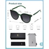 image:imageSOJOS Sunglasses Womens Trendy 2025 Classic Round Retro Vintage Shades Large Frame Sunnies SJ2067Green