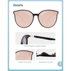 image:imageSOJOS Sunglasses Womens Trendy 2025 Classic Round Retro Vintage Shades Large Frame Sunnies SJ2067Pink