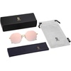 image:imageSOJOS Sunglasses for Women Men Classic Retro Polygon Shades UV400GoldPink