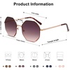 image:imageSOJOS Sunglasses for Women Men Classic Retro Polygon Shades UV400RosePurple