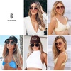image:imageSOJOS Sunglasses for Women Men Classic Retro Polygon Shades UV400SilverGrey