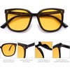 image:imageSOJOS Sunglasses for Women Men Vintage Style Shades SJ2157BlackYellow