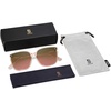 image:imageSOJOS Sunglasses for Women Men Vintage Style Shades SJ2157ClearBrown