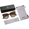 image:imageSOJOS Sunglasses for Women Men Vintage Style Shades SJ2157Transparent BrownGradient Brown
