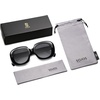 image:imageSOJOS Sunglasses for Women amp Men Round Thick Polarized Lens Trendy Oversized Shades SJ2317BlackGrey
