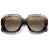 image:imageSOJOS Sunglasses for Women amp Men Round Thick Polarized Lens Trendy Oversized Shades SJ2317GreyBrown