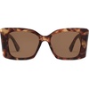 image:imageSOJOS Sunglasses for Women amp Men Square Wide Thick Frame Shades Retro Trendy Fashion UV Protection SJ2349Matt Tortoise gold borwn
