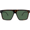 image:imageSOJOS Sunglasses for Women amp Men Square Wide Thick Frame Shades Retro Trendy Fashion UV Protection SJ2373Tortoise silver green