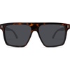 image:imageSOJOS Sunglasses for Women amp Men Square Wide Thick Frame Shades Retro Trendy Fashion UV Protection SJ2373Tortoise silver grey