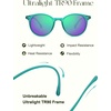 image:imageSOJOS TR90 Polarized Round Sunglasses for Women Men Vintage Style UV400 Lens SJTR2113  Unisex design Lightweight flexible frame UV400 protection scratch resistant lenses driving fishing golf outdoor activitiesGreenPurplegreen