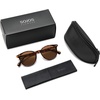 image:imageSOJOS TR90 Polarized Round Sunglasses for Women Men Vintage Style UV400 Lens SJTR2113  Unisex design Lightweight flexible frame UV400 protection scratch resistant lenses driving fishing golf outdoor activitiesBrown TortoiseBrown