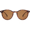 image:imageSOJOS TR90 Polarized Round Sunglasses for Women Men Vintage Style UV400 Lens SJTR2113  Unisex design Lightweight flexible frame UV400 protection scratch resistant lenses driving fishing golf outdoor activitiesBrownBrown