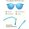image:imageSOJOS TR90 Polarized Round Sunglasses for Women Men Vintage Style UV400 Lens SJTR2113  Unisex design Lightweight flexible frame UV400 protection scratch resistant lenses driving fishing golf outdoor activitiesBlueBlue