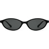 image:imageSOJOS TR90 Ultra Light Flexible Sunglasses for Women Retro Oval Polarized Cat Eye Vintage Shades UV400 Protection SJ2633BlackGrey