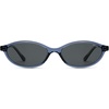 image:imageSOJOS TR90 Ultra Light Flexible Sunglasses for Women Retro Oval Polarized Cat Eye Vintage Shades UV400 Protection SJ2633BlueGrey