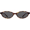 image:imageSOJOS TR90 Ultra Light Flexible Sunglasses for Women Retro Oval Polarized Cat Eye Vintage Shades UV400 Protection SJ2633Matt TortoiseBrown