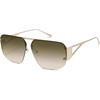image:imageSOJOS Trendy Aviator Sunglasses Mens Womens Retro Metal Rimless Frame Shades Lentes De Sol Para Mujer SJ1192Bronze