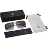 image:imageSOJOS Trendy Aviator Sunglasses Mens Womens Retro Metal Rimless Frame Shades Lentes De Sol Para Mujer SJ1192Grey