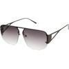 image:imageSOJOS Trendy Aviator Sunglasses Mens Womens Retro Metal Rimless Frame Shades Lentes De Sol Para Mujer SJ1192Grey