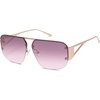 image:imageSOJOS Trendy Aviator Sunglasses Mens Womens Retro Metal Rimless Frame Shades Lentes De Sol Para Mujer SJ1192Purple