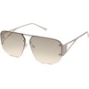image:imageSOJOS Trendy Aviator Sunglasses Mens Womens Retro Metal Rimless Frame Shades Lentes De Sol Para Mujer SJ1192Silver