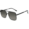 image:imageSOJOS Trendy Aviator Sunglasses Womens Oversized Retro Rhinestone Double Bridge Square Women Shades SJ1195BlackGrey Grading