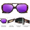 image:imageSOJOS Trendy Aviator Sunglasses for Womens Mens PolarizedHexagonal Square Double Bridge Designer Inspired Sun Glasses SJ2288Purple