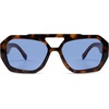 image:imageSOJOS Trendy Aviator Sunglasses for Womens Mens PolarizedHexagonal Square Double Bridge Designer Inspired Sun Glasses SJ2288Tortoise