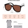 image:imageSOJOS Trendy Big Oversized Polarized Sunglasses Womens Mens 70s 80s Retro Vintage Pilot Shades SJ2643BlackLight Brown